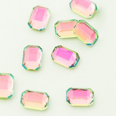 네일은재료빨 스와 동일사이즈 네일 평스톤, 7 레인보우, 30개