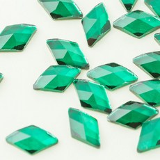 네일은재료빨 다이아몬드 네일 평스톤, 5 그린, 30개