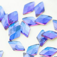 네일은재료빨 다이아몬드 네일 평스톤, 6 블루AB, 30개