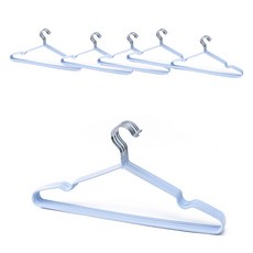 Maket Gamseong 小件衣物用鐵衣架, 40個, 藍色(小型)