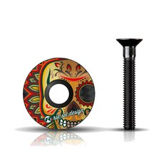 리젤디자인 자전거 헤드셋 스템 캡, 로스 무에르토스, 1개