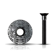 리젤디자인 자전거 헤드셋 스템 캡, 마오리 그레이, 1개