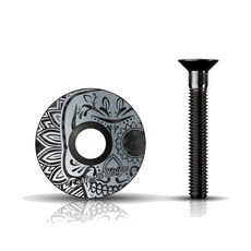 리젤디자인 자전거 헤드셋 스템 캡, 로스 무에르토스 그레이, 1개