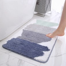 JHcompany 컬러 하모니 소프트 패브릭 발매트, 블루믹스