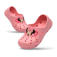 MICKEY MOUSE 女童米妮圖案洞洞拖鞋