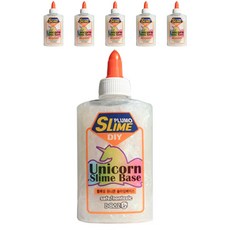 BOAZLin Plumo 獨角獸史萊姆底液 147ml, 6個, 白色的