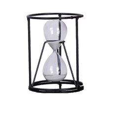 Yems沙漏室內裝飾圓形黑框, 混色