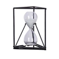 Yems沙漏室內裝飾三角黑色相框, 混色