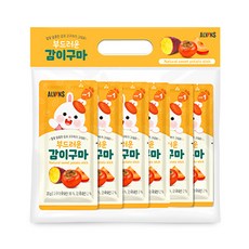 엘빈즈 부드러운 감이구마 고구마말랭이, 고구마맛, 6개, 20g
