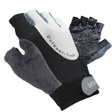 Grooveator 快涼半指手套, 灰色