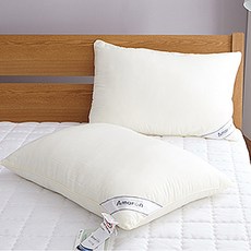 Amoron 天絲枕芯 2入, 白色