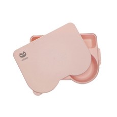 mistic 嬰兒PLA玉米材質餐盤, 粉色, 孩童用餐盤