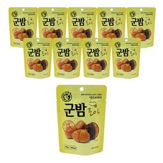 NUTS BROTHER 香脆甜栗, 45g, 10包