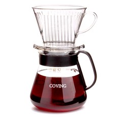 COVING 塑膠手沖咖啡組 102D, 單色, 1組