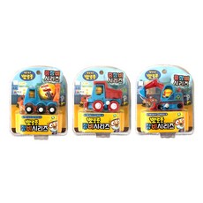 Pororo 淘氣小企鵝 重型機械系列玩具 3種組, 混色