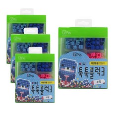EZpia Easy Tuk Tuk積木 野生動物製作 水獺 4p, 混合顏色