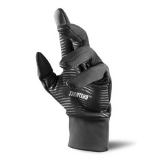 TIGHTEND Warm Touch 刷毛手套, 黑色