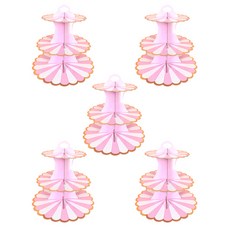 Block mart 3層蛋糕托盤 5入, 8號