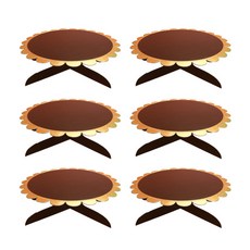 Block Mart 蛋糕紙架 6入, 6號