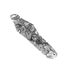 Riesel design 荔枝擋泥板, 貼紙唇膏超黑, 1個