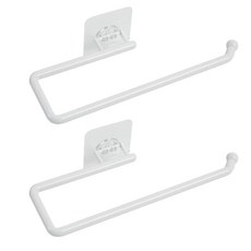 廚房紙巾保鮮膜鋁箔紙巾掛架, 單一顏色, 2個