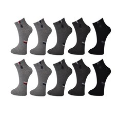 BEVERLY HILLS POLO CLUB 比佛利保羅 男士休閒超短襪 10雙入