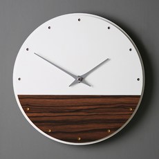 ATREES 北歐靜音掛鐘, 胡桃木