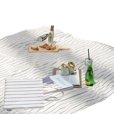 Heim & Heim 霓虹光野餐墊+環保袋, 杏+木炭