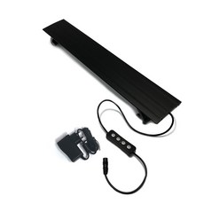 Kanhu 亮度色控水族箱 LED 燈罩啞光黑 MD-300, 1個