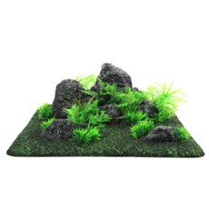 클리오네 3D 어항장식 세팅매트 그린30, 1개