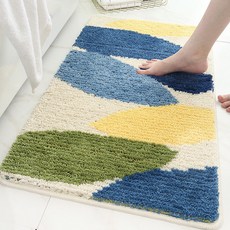 JH Company 簡約葉子設計地墊, 彩色