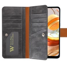 Wcase 藍標雙面錢包手機殼 + 手腕帶