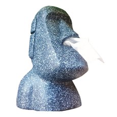 萬物萬物相摩艾像方形衛生紙盒, 1個