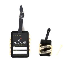 mr.golf 掛式證件夾 2入, 黑色的