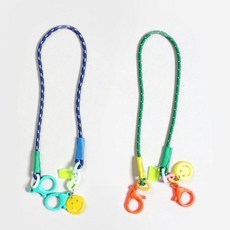 孩童微笑口罩掛繩2入