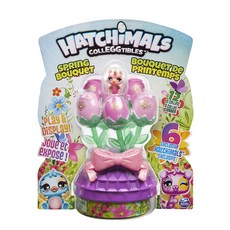 HATCHiMALS 捲毛蛋桌S7春季花束圖隨機出貨6054229, 1個