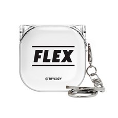 TRYCOZY Flex Galaxy Buds Live/Buds Pro/Buds2/Buds2 Pro 透明設計硬殼, 單一商品, 黑色