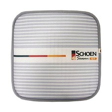 SCHOEN 3DX 網狀透氣汽車坐墊條紋, 灰色的