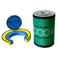 mr.golf Goltz 推桿墊 + EVA 孔杯套組, 綠色