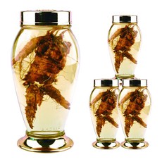 용천자연유리 항아리형 담금주병 수동 80호, 8.5L, 4개