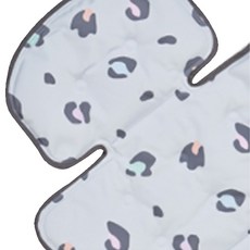 lolbaby 3D涼感網眼手推車椅墊, Pastel Leopard, 1入