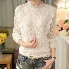 POPLARNC Arin 長袖刺繡罩衫