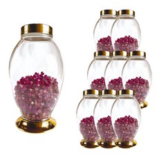 용천자연유리 항아리형 담금주병 수동 126호, 4L, 9개