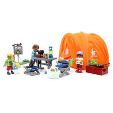 playmobil 摩比人 家庭露營模型 70089, 1組