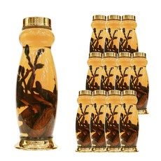 용천자연유리 항아리형 담금주병 수동 72호, 12개