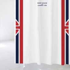 樹叢北歐風格浴簾 sc458 S 1520 x 1880 mm + 塑膠掛環, 1套