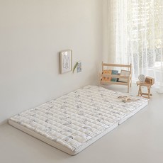 비비엔다 양면사용 인견 아기 여름패드, 해피지브라, 1개