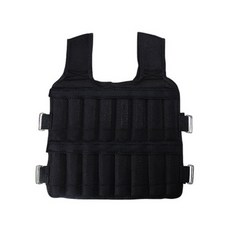 Tmax前網眼配重背心, 10kg, 黑色