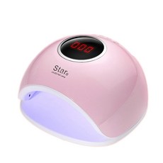 STAR5 72W UV LED 凝膠美甲燈, 1個, 粉紅色