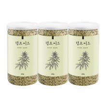 하늘사랑 햄프씨드 용기형, 400g, 3개